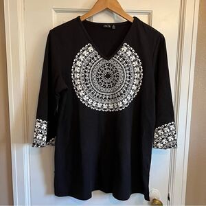 Izaro Patterned Blouse (M)